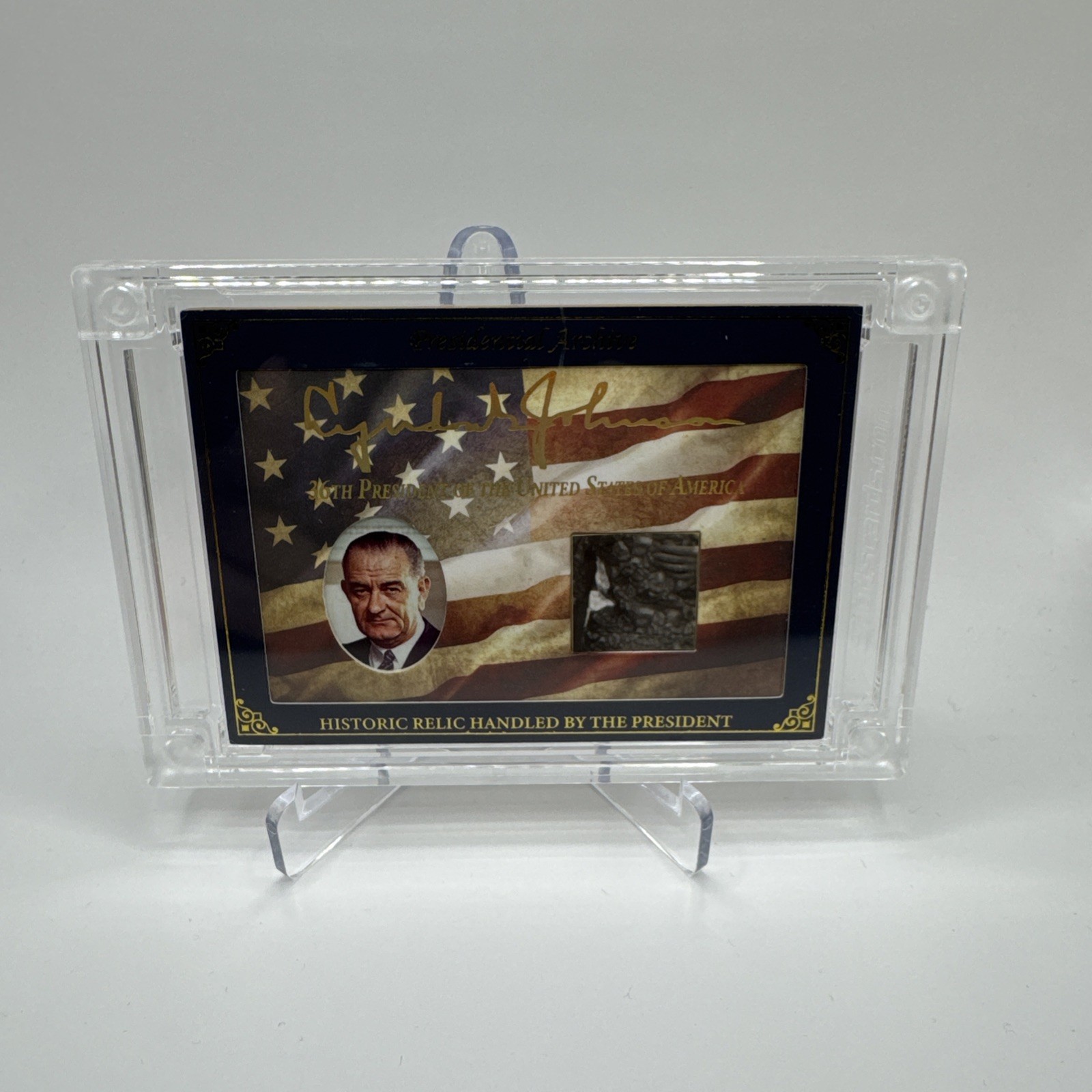 Lyndon Johnson 2025 A Word From POTUS #PA-LBJ36 Relic /649