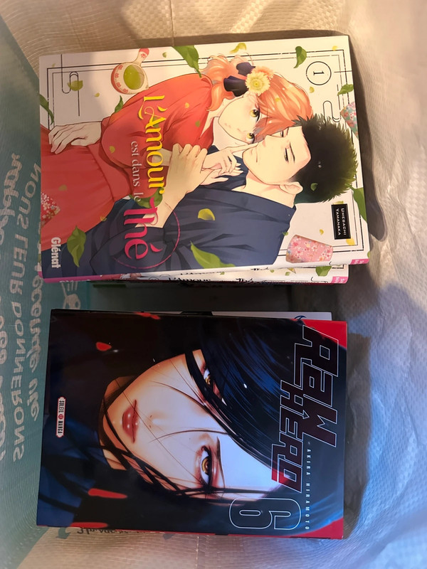 Lot mangas réservés