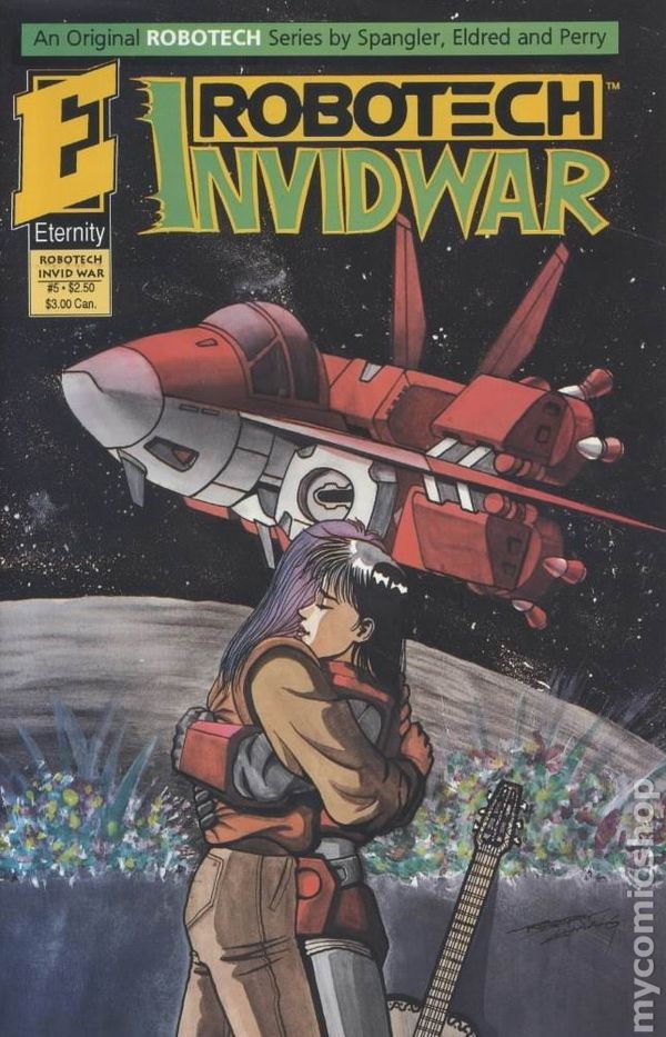 Robotech Invid War #5 FN 1992 Immagine Stock