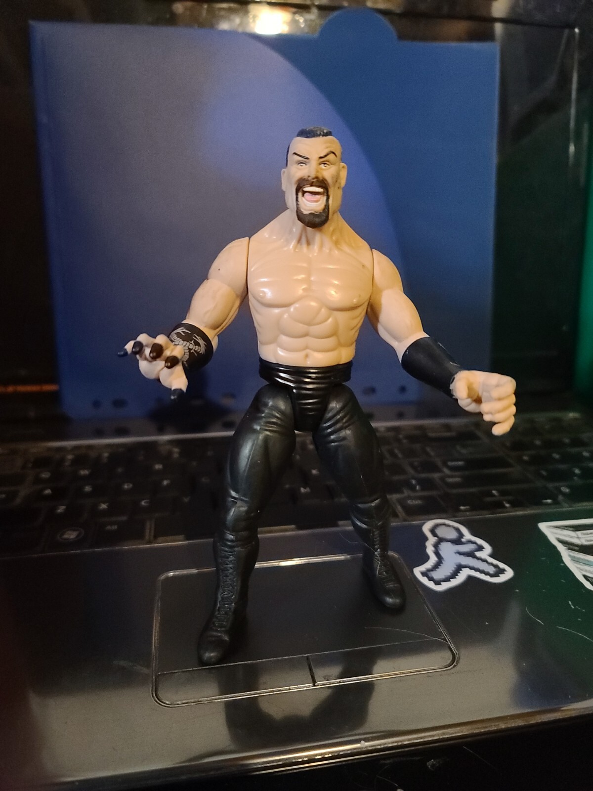 Modellino Jakks Pacific WWF 2 Tuff Series 2 Kurrgan 6,25" 1998 