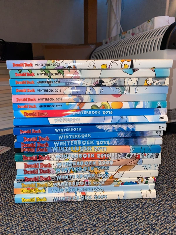 Winterboek Donald Duck 19 stuks