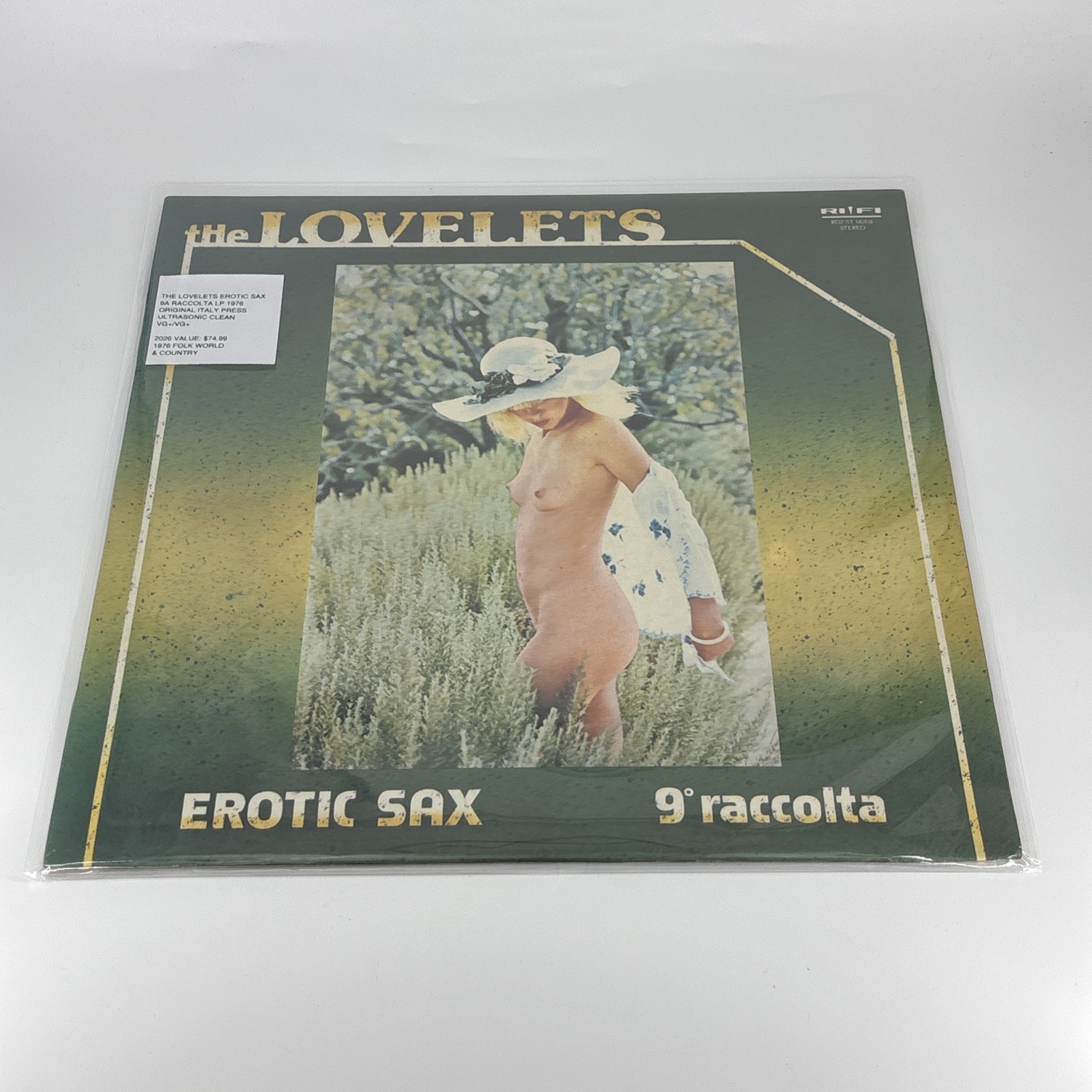 The Lovelets Erotic Sax 9A Raccolta Lp 1976 ORIG Italy Ultrasonic Clean VG+/VG+