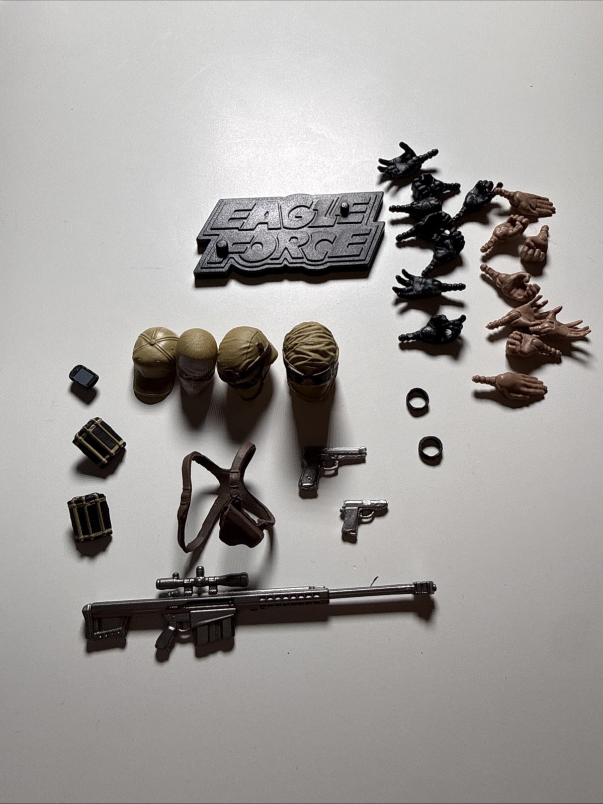 Lotto accessori action figure BBTS Eagle Force RIOT Nemesis 1/18