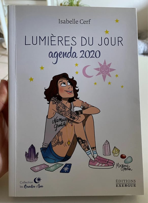 Lumières du jour - Agenda 2020 - dédicacé par Isabelle Cerf - Éditions Exergue - TBE