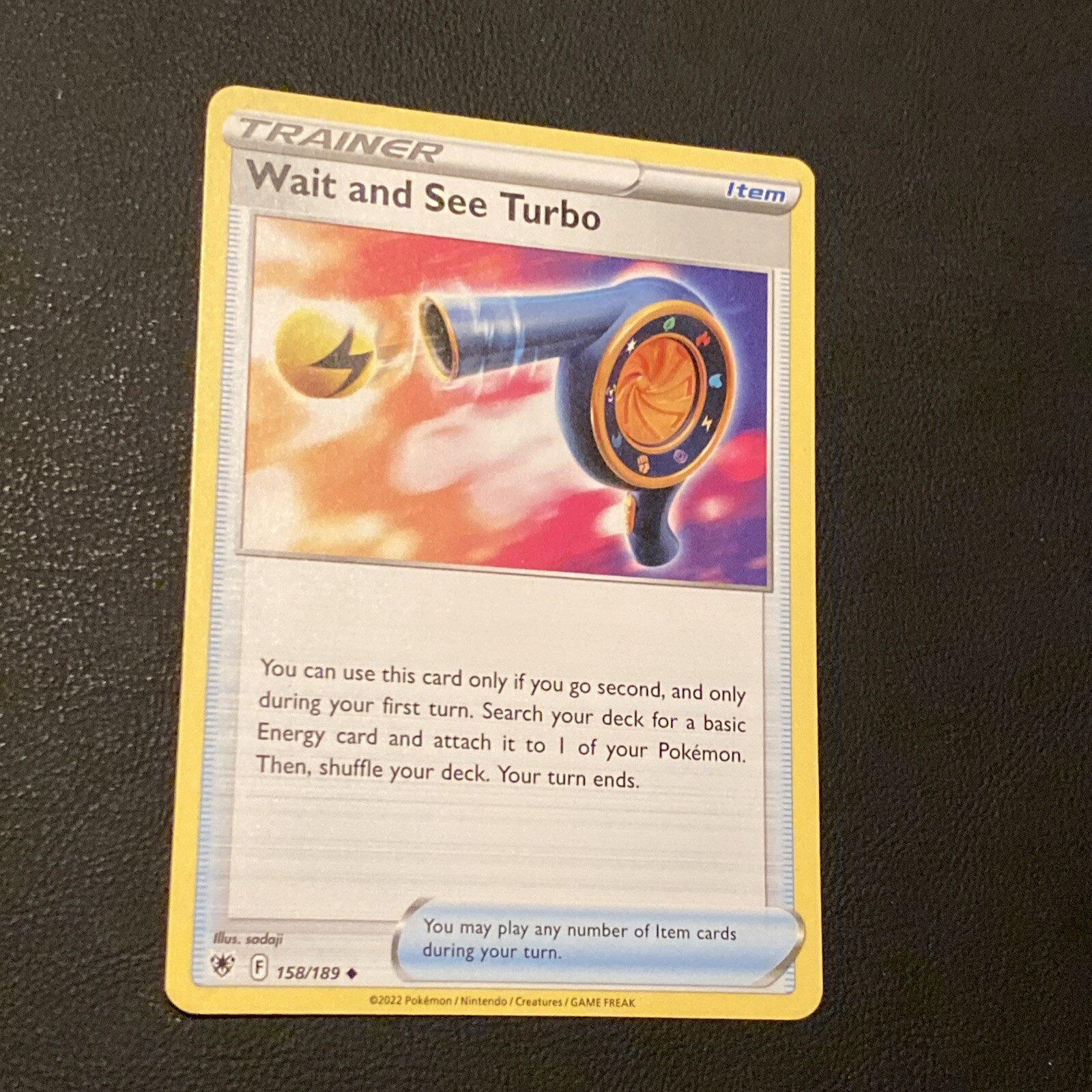 Carta Pokemon 158/189 ASPETTA E VEDI TURBO - RADIANZA ASTRALE - TCG non comune