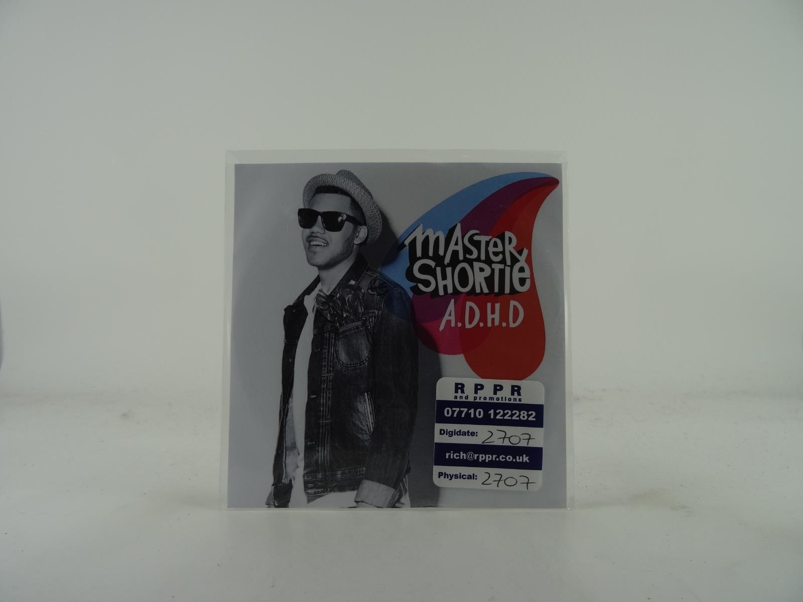 MASTER SHORTIE A.D.H.D. (73) 13 Track Promo CD Album including Picture Sleeve OD