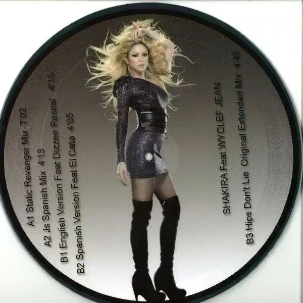 Shakira - Hips Dont Lie Loca Maxi New Novo Mint (Picture Disc / Limited Edition)