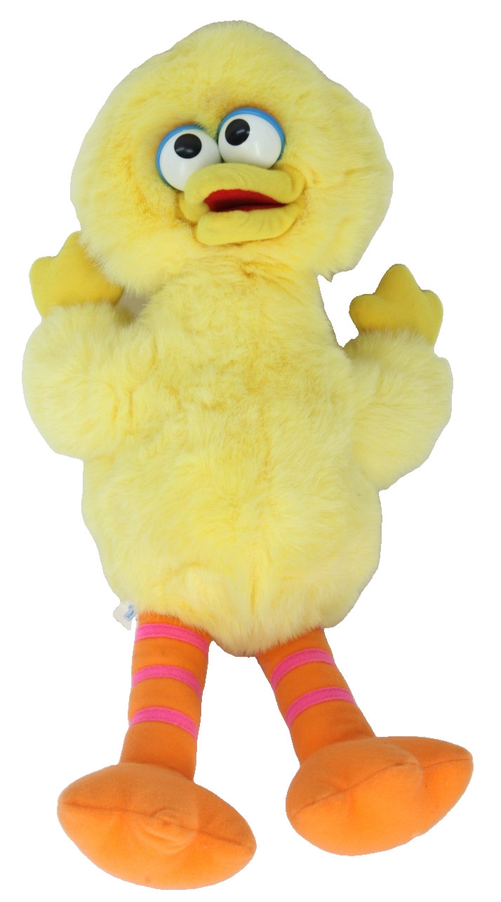 1992 Big Bird PlushPUPPET  By Child Kid Dimension - 18” Sesame Street
