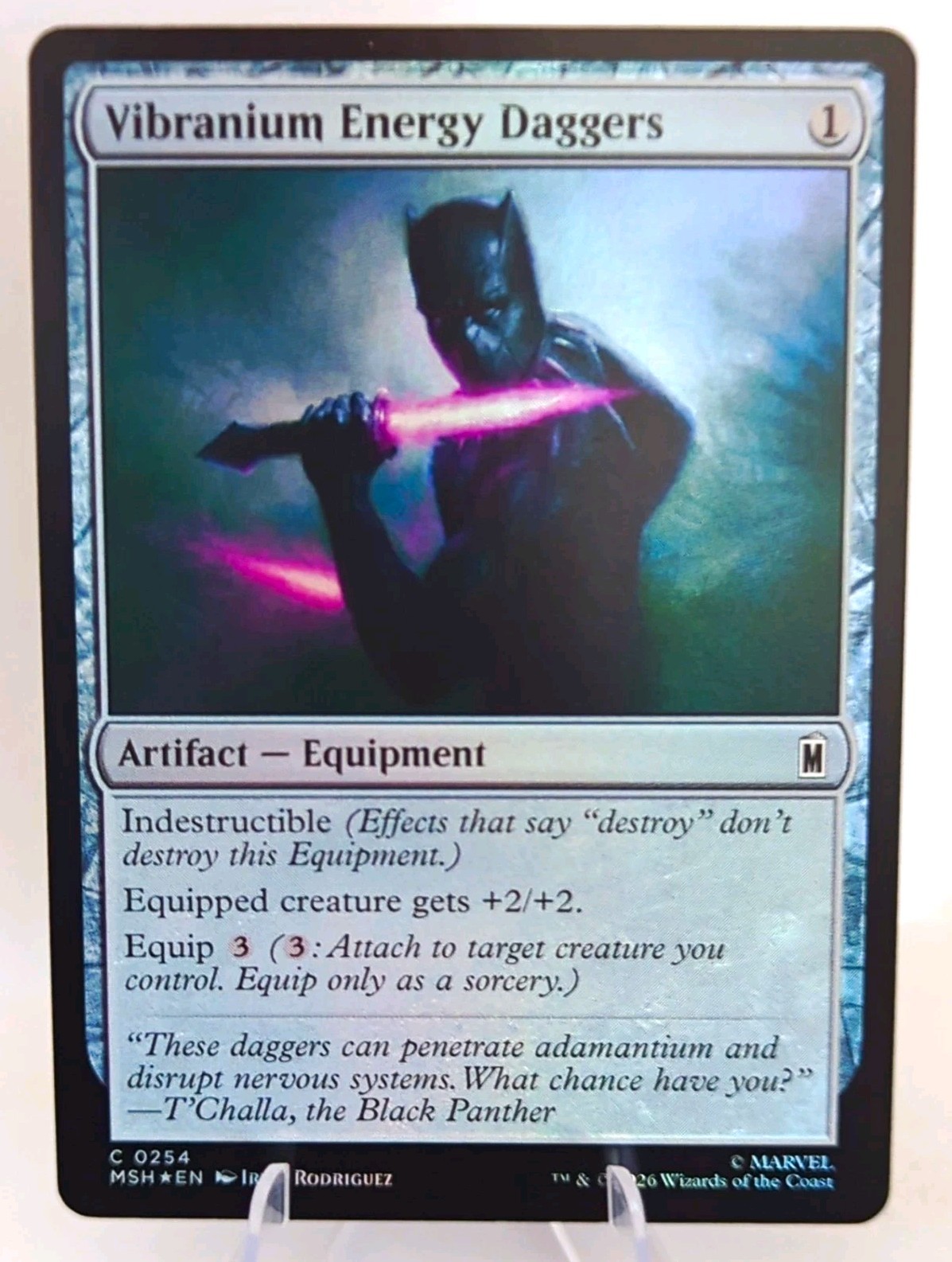 Vibranium Energy Daggers MTG Marvel Super Heroes Foil NM