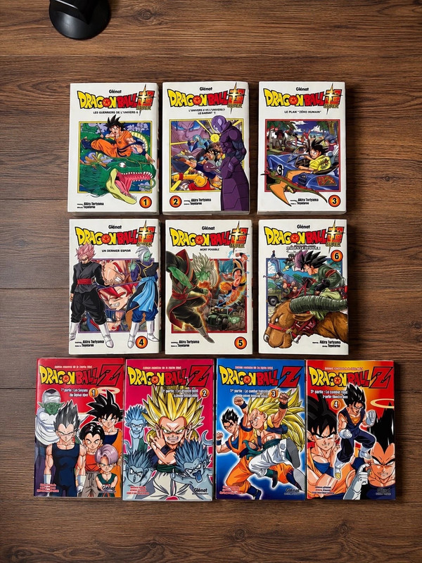 Lot de mange Dragon Ball super et dragon Ball Z