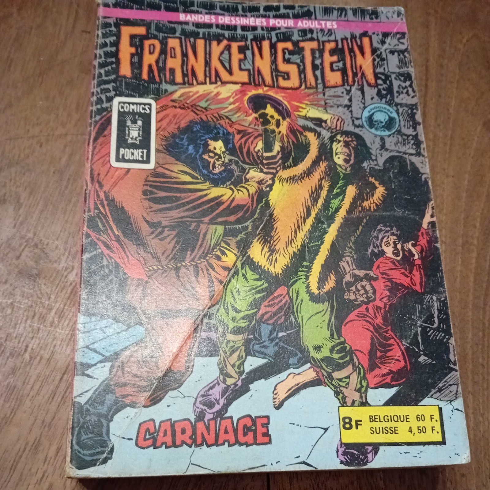 RECUEIL FRANKENSTEIN 3122 ARTIMA 1976 Comics Pocket 