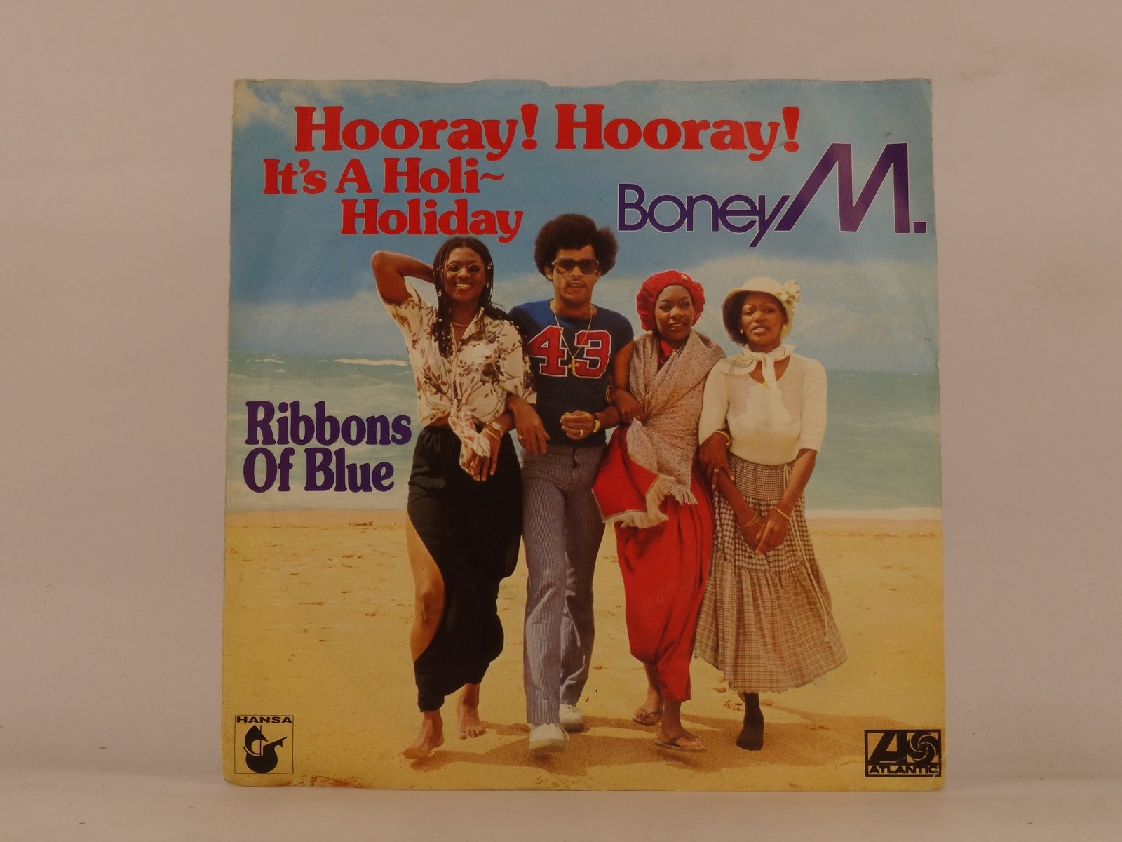 BONEY M HOORAY HOORAY,IT'S A HOLI-HOLIDAY (picture sleeve) (137) 7" ATLANTIC