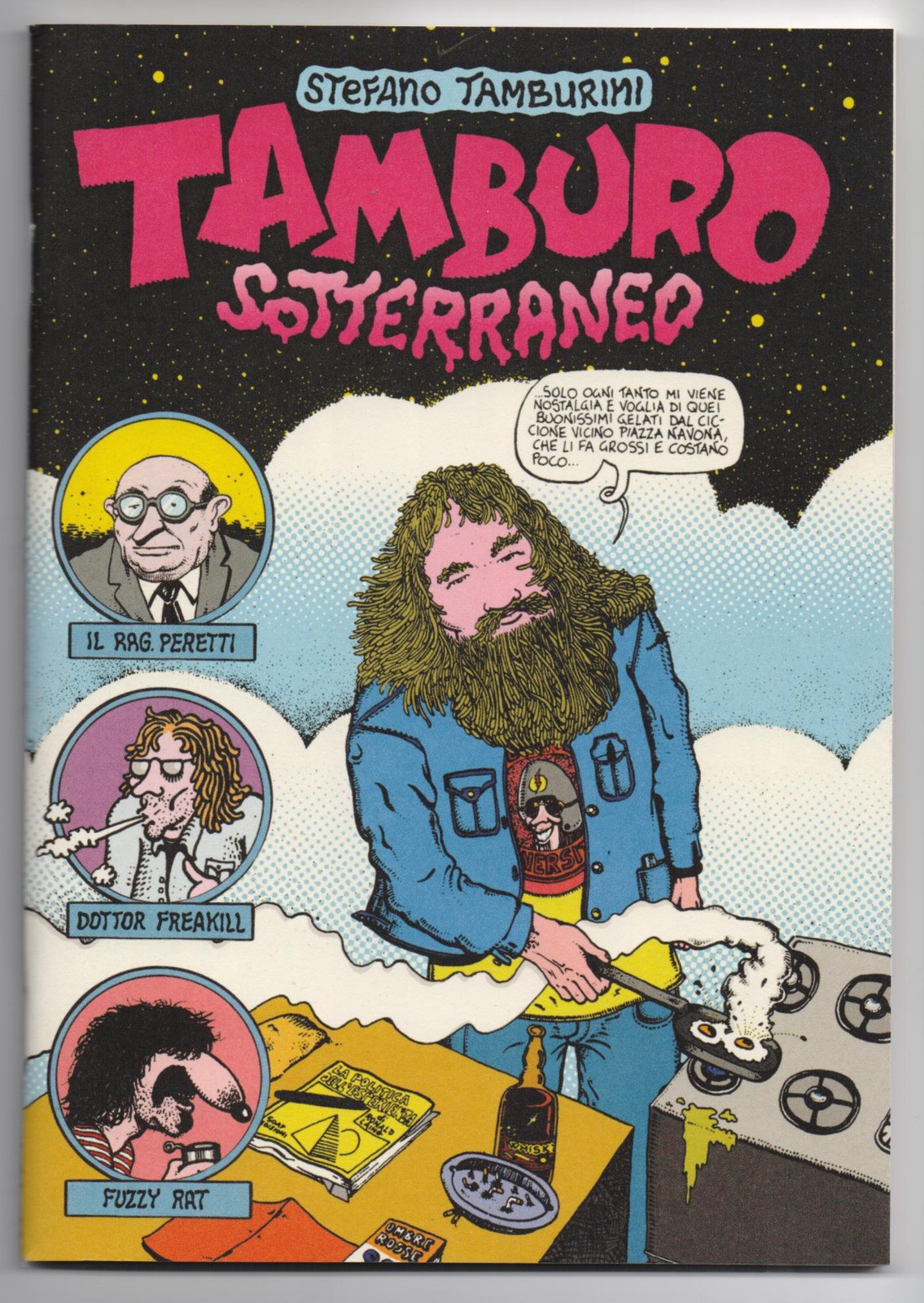 TAMBURO SOTTERRANEO le opere giovanili underground di Stefano Tamburini 