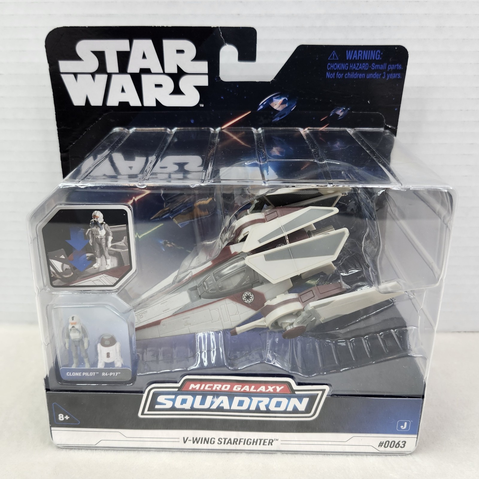 2023 Star Wars Jazwares Micro Galaxy Squadron Series 3 #0063 V-WING STARFIGHTER