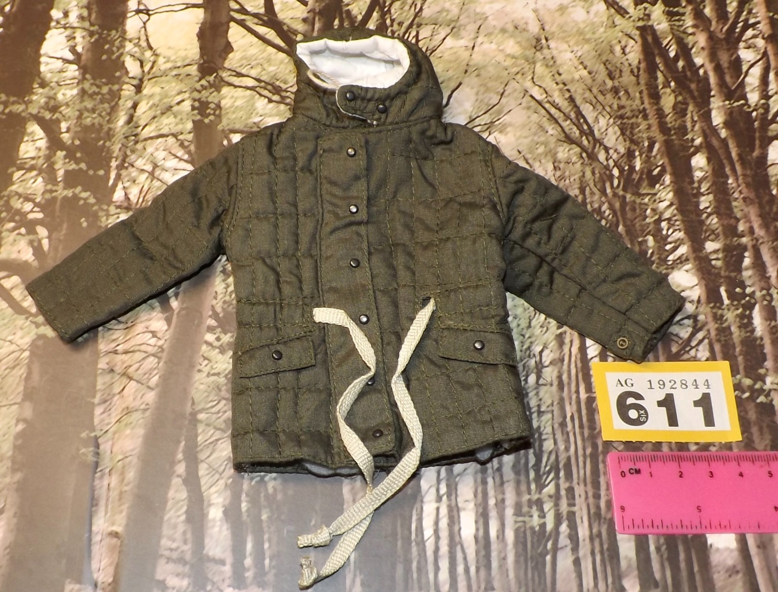 Parka tedesco verde scuro scala 1/6 seconda guerra mondiale per personaggi Dragon Dreams DID Y611