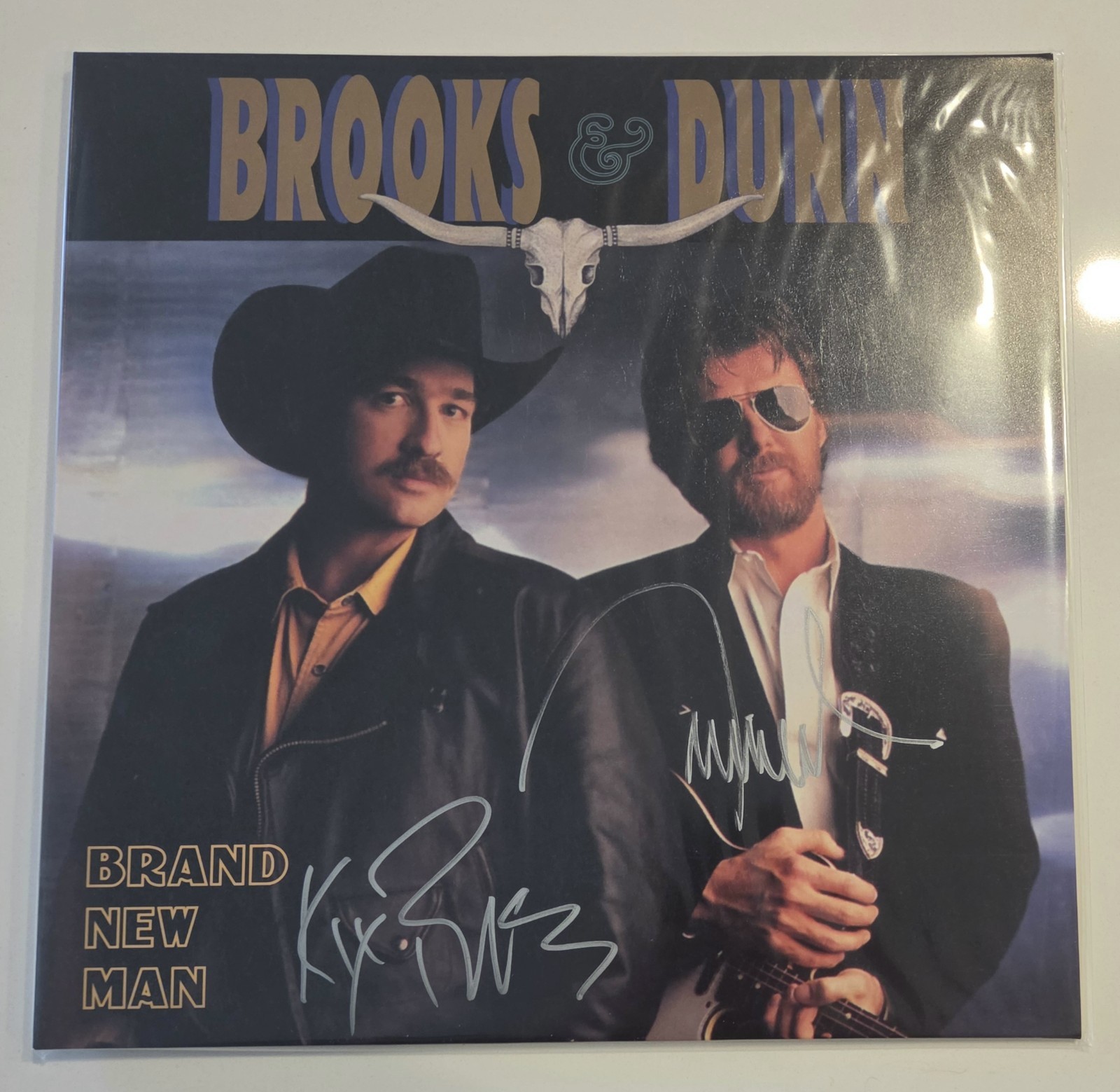 Brooks & Dunn - Brand New Man - Autographed - Brand New Sealed Vinyl - MOV 35th