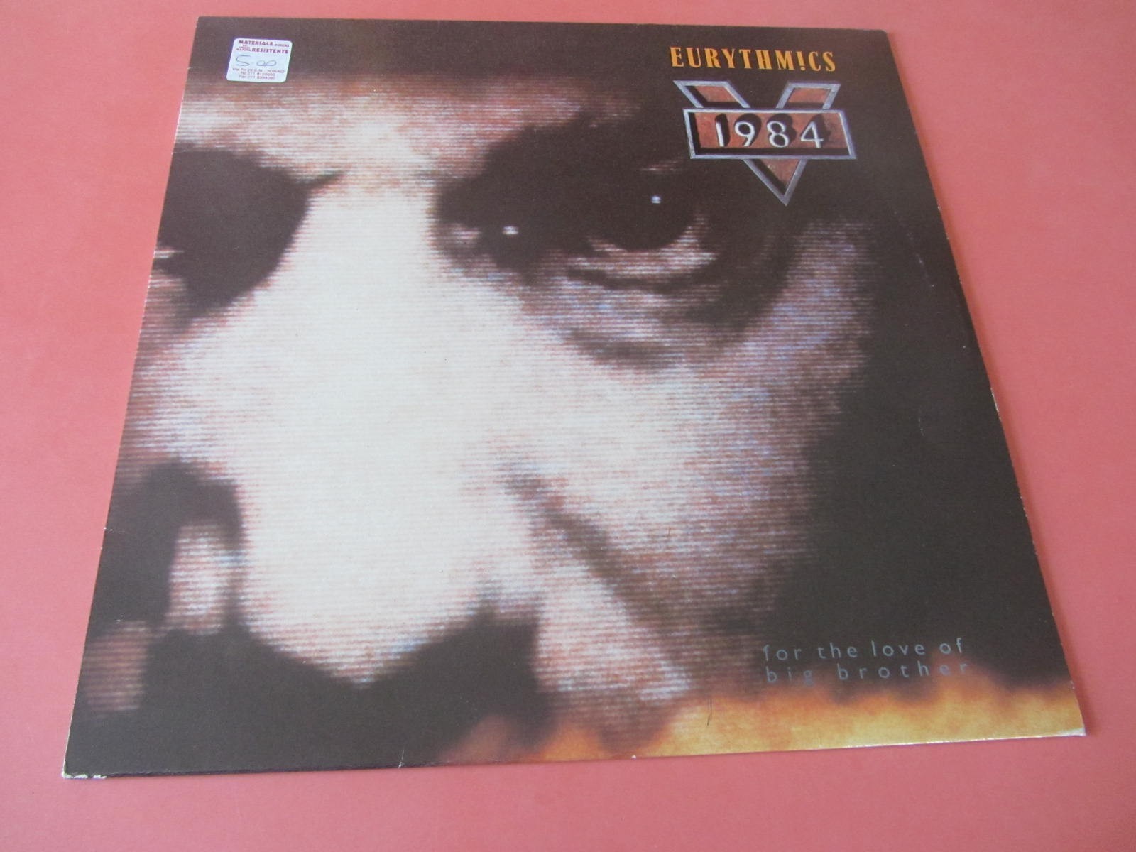 VINILE LP EURYTHMICS 1984 FOR THE LOVE OF BIG BROTHER PRIMA STAMPA ITALIA V1984