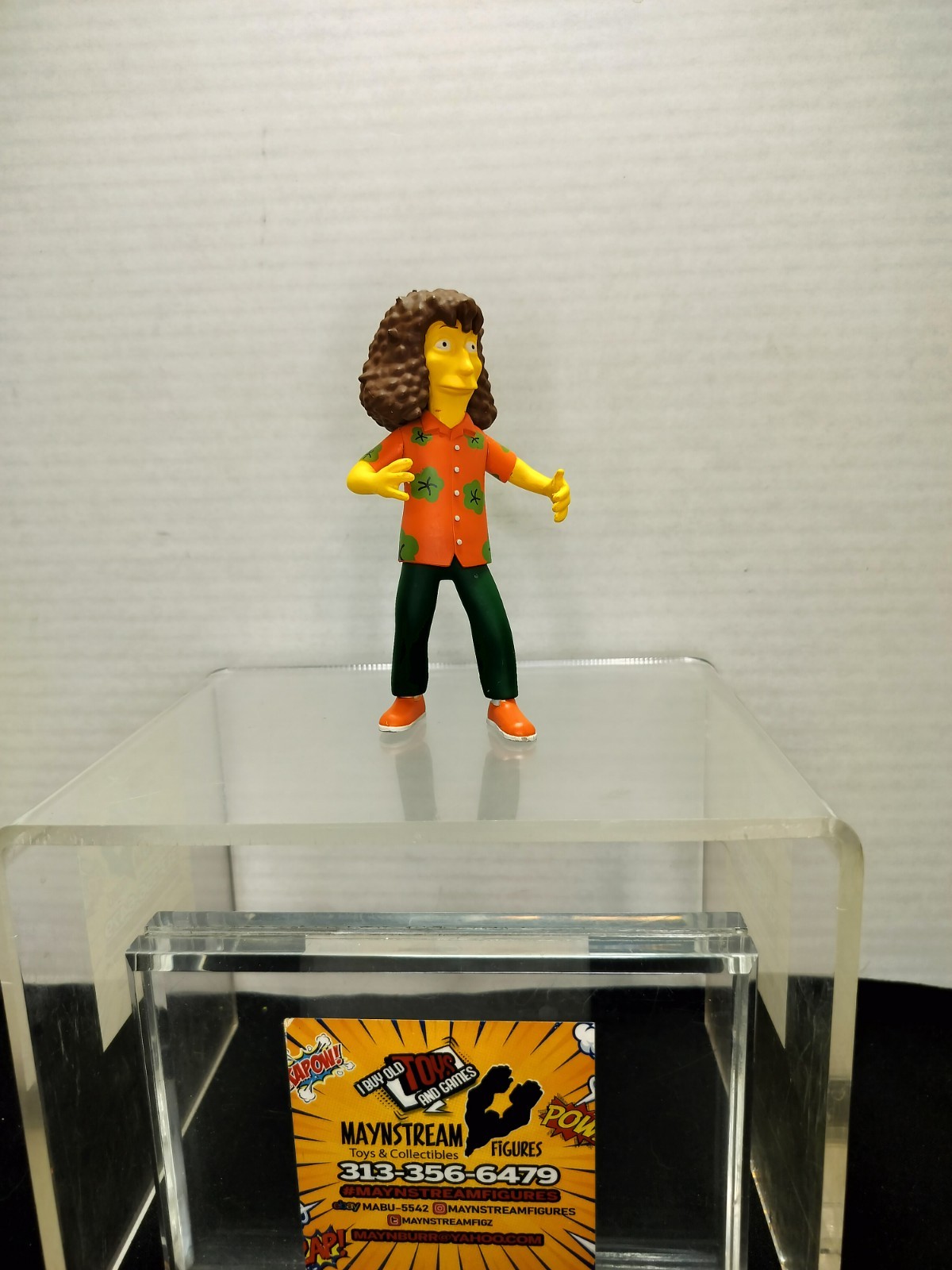 Figurina I Simpson 25 Greatest Guest Stars Serie 4, Strana Al Yankovic LEGGI