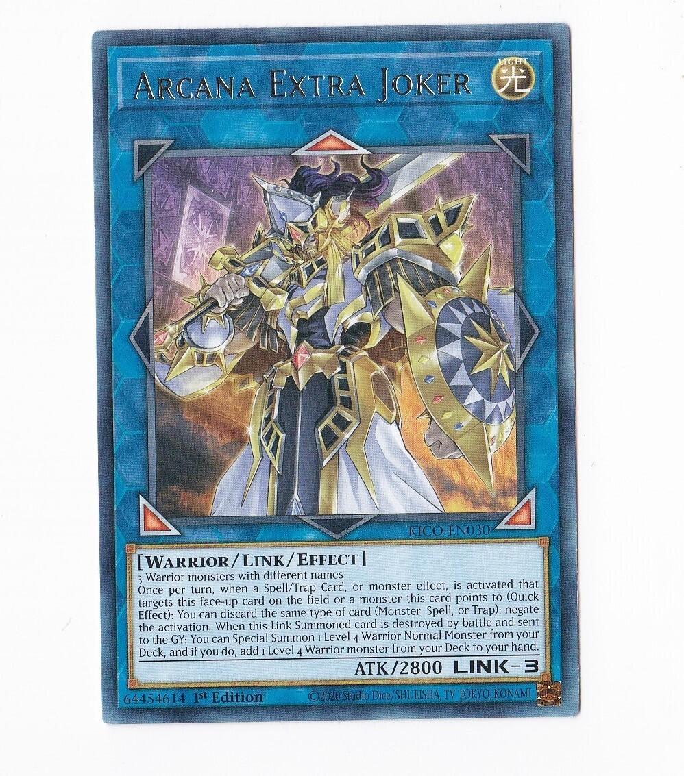 2020 Konami YuGiOh! 1st Edition - Arcana Extra Joker KICO-EN030