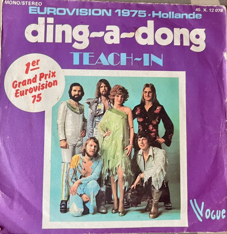 Disque vinyle 45t - Teach-In - Ding-a-dong