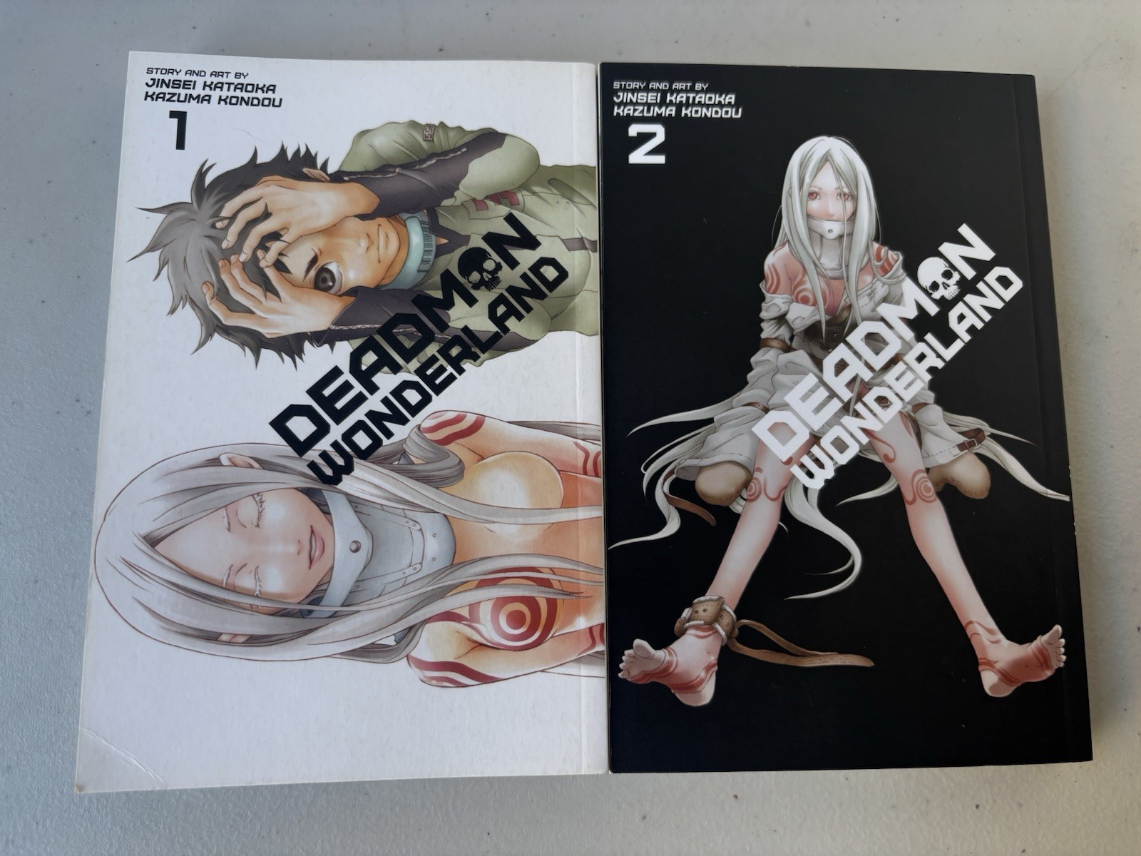 Deadman Wonderland serie manga (vol. 1 e 2) Lotto Kondou Kazuma inglesi