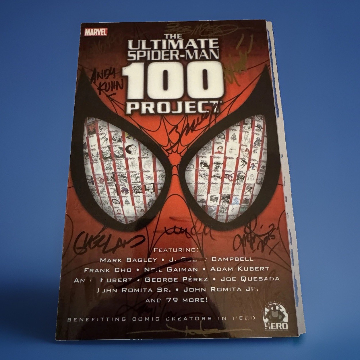 Ultimate Spider-Man 100 Project Firmato Bagley Golden Suydam Linsner 12x Auto