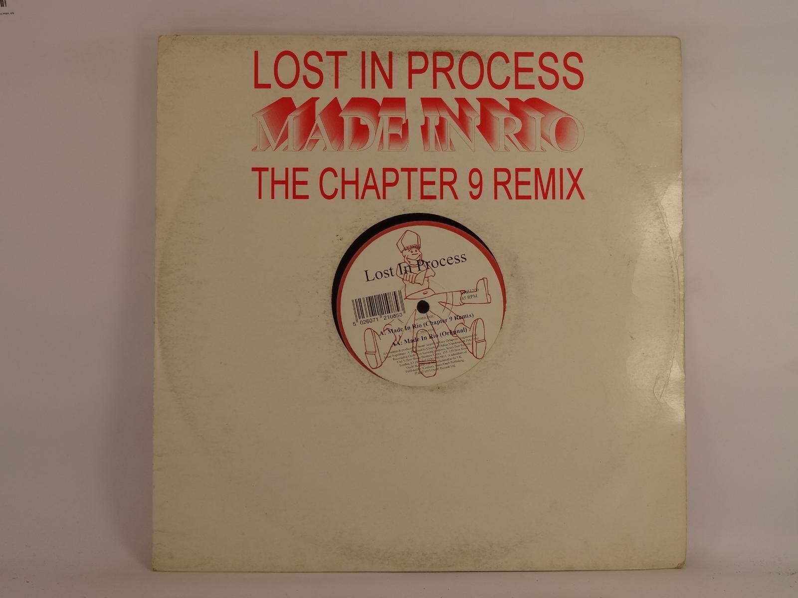 LOST IN PROCESS MADE IN RIO (304) 2 Track 12" Single including Picture Sleeve OU