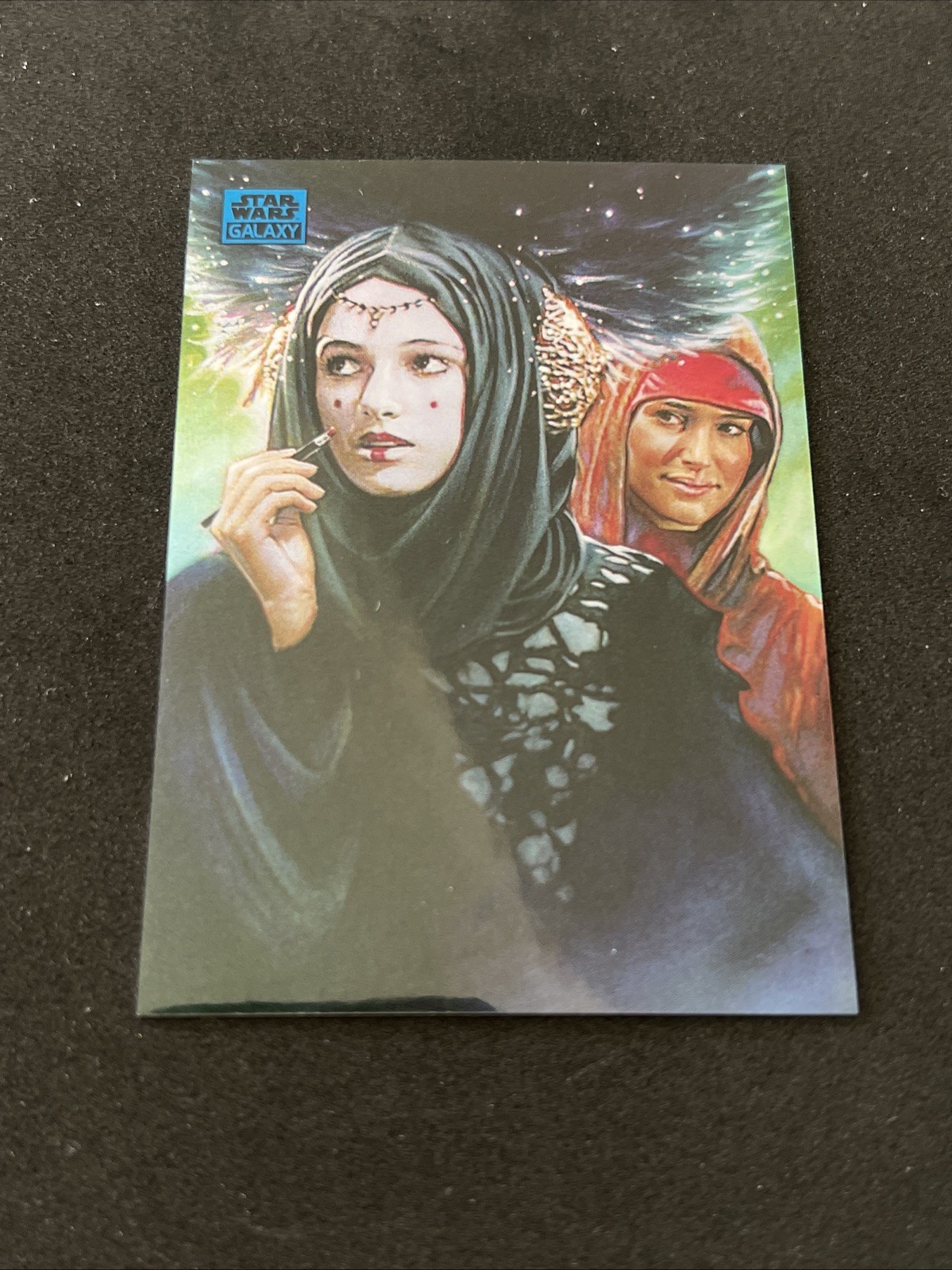 2024 Star Wars Galaxy Chrome Daring Deception #56 Blue Refractor /150 Padme