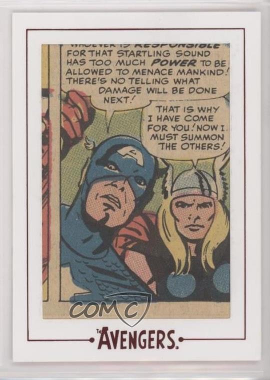 2015 Marvel The Avengers: Silver Age Avengers Archive Cuts /253 King-Size #4 i1f