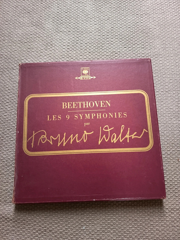 8 disques vinyles les 9 symphonies de Beethoven