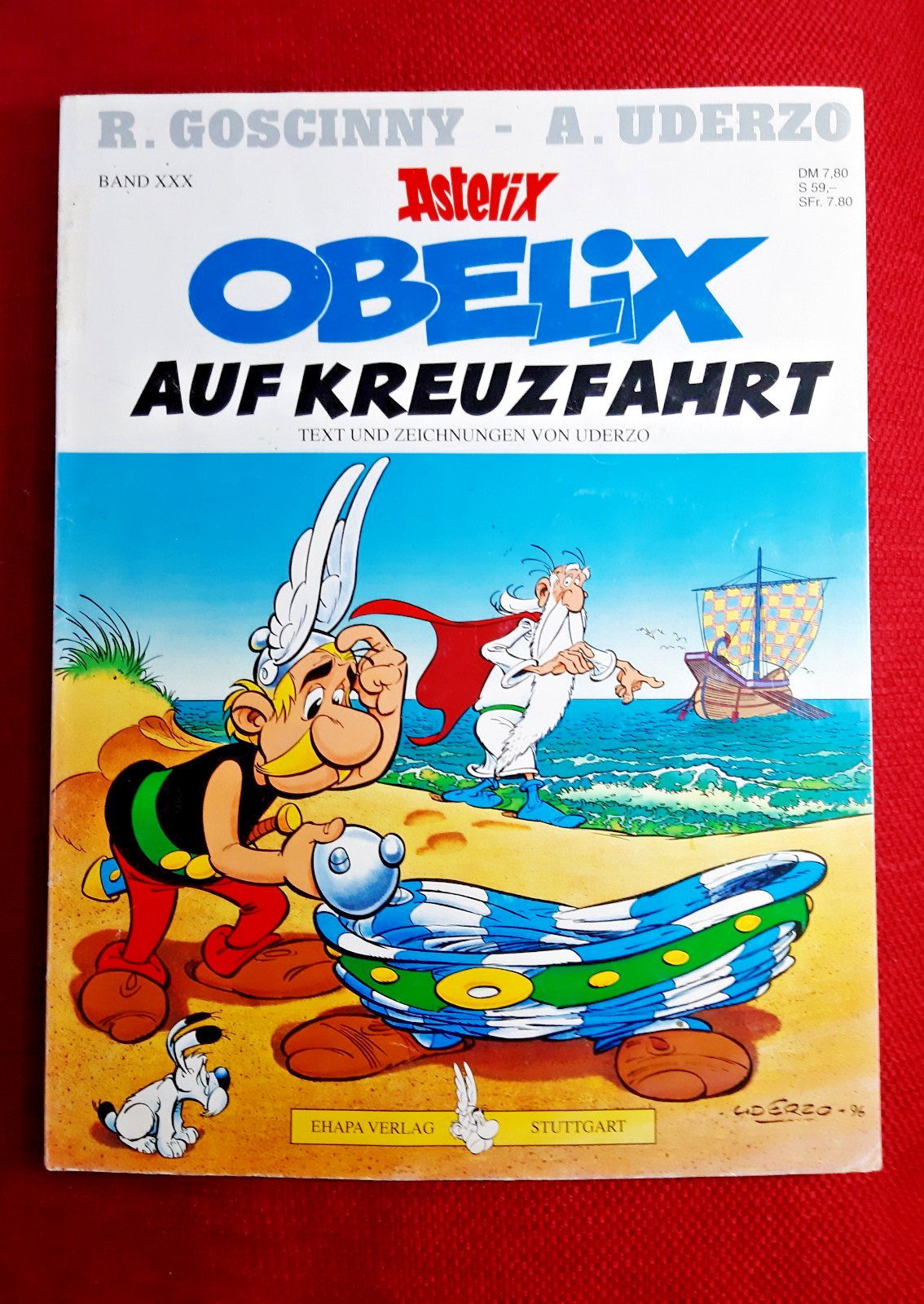 "Obelix in crociera"; Grande volume Asterix XXX, Uderzo/Goscinny, 1996