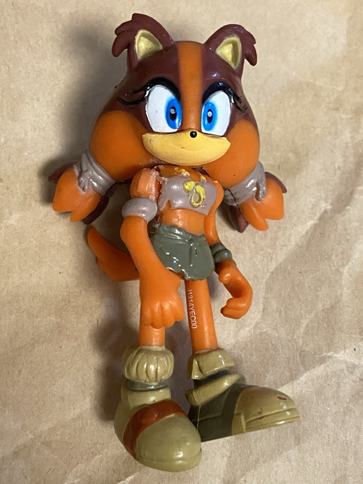 Defective Arm Read TOMY 3” Sonic Boom Sticks The Badger Figure *For Display Only