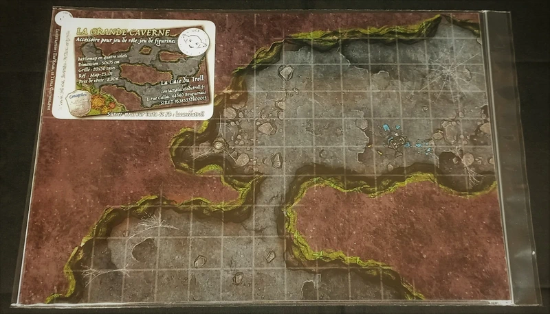 La Grande Caverne, battlemap pour jeux de rôles