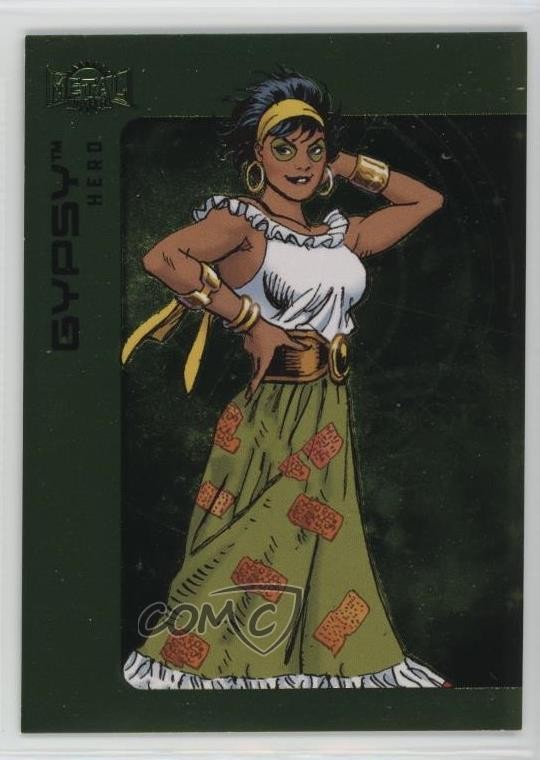 2025 Skybox Metal Universe Batman Lime Green FX 148/175 Gypsy #95 0i47