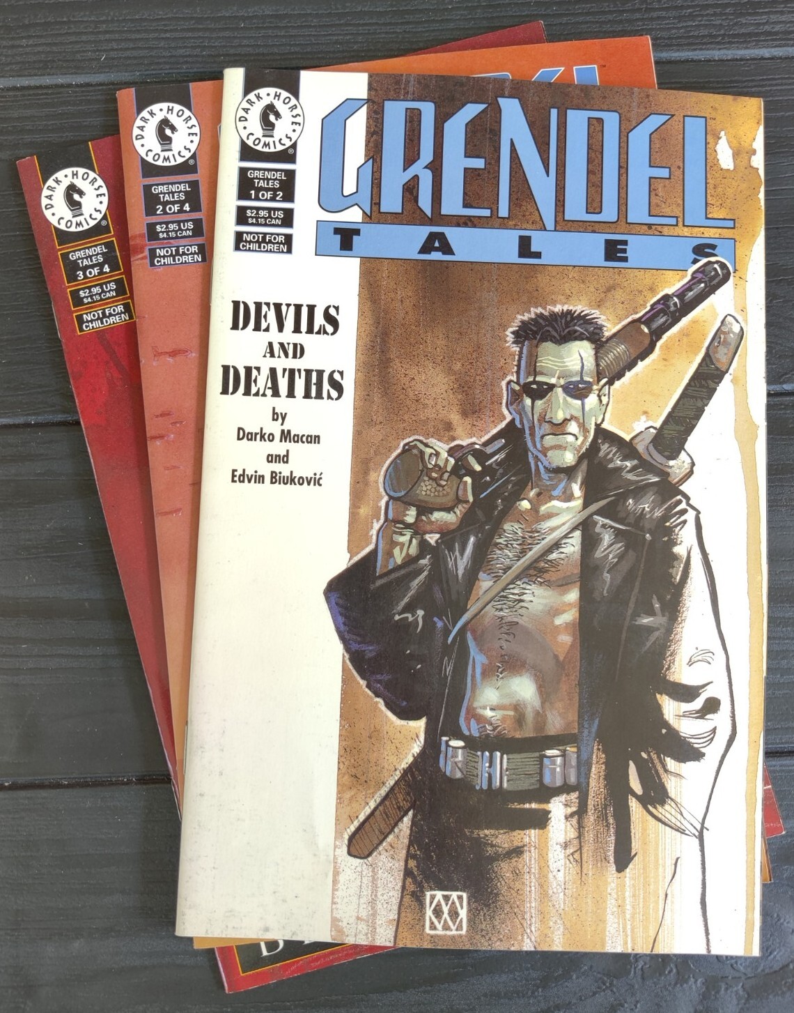 Grendel Tales lotto misto di 3 fumetti Dark Horse Devil's Choices, Devils & Deaths