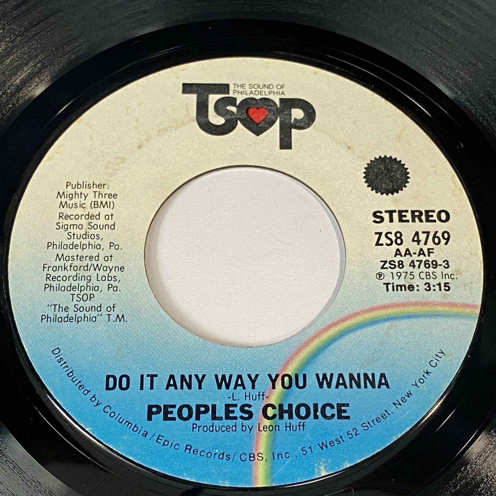 Peoples Choice: Do It Any Way You Wanna / The Big Hurt 45 - TSOP - Soul