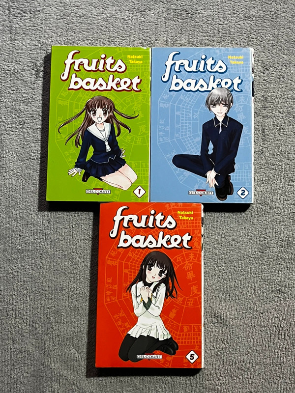 Manga Fruits Basket Tome 1, 2 et 5