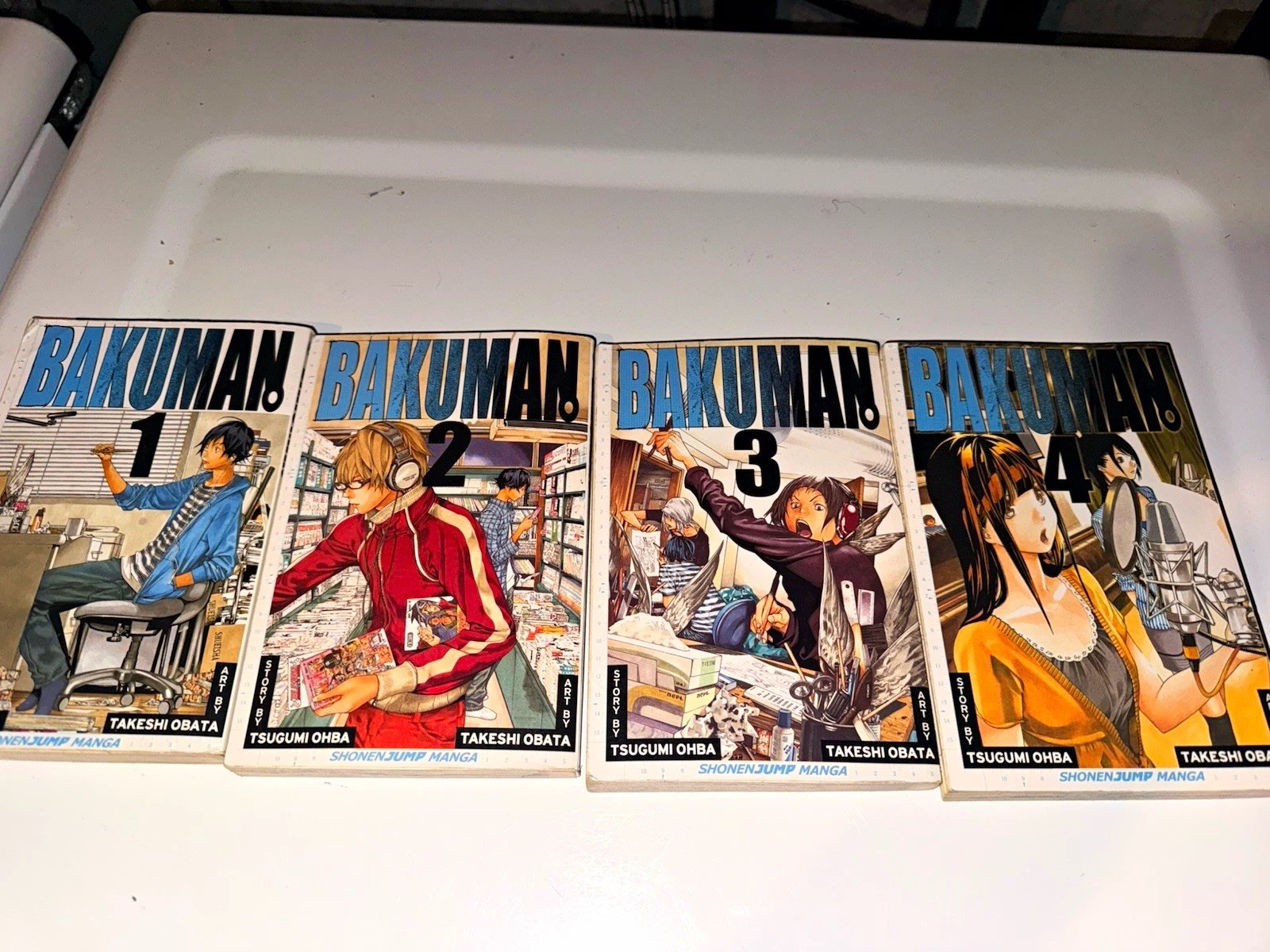 Bakuman Manga Lotto Vol 1-4 Inglese VIZ Media Tsugumi Ohba Takeshi Obata