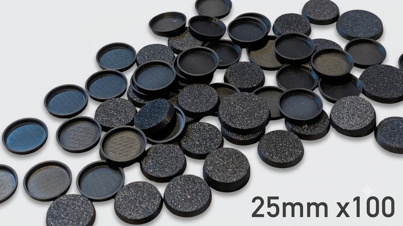 bases para miniaturas 25mm 100 unidades