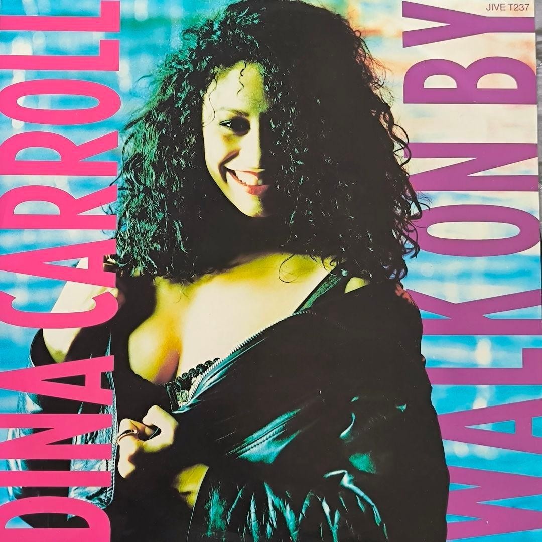 ●Dina Carroll - Walk On By 12" Vinyl 1989 UK Jive Jazzy Mix Soul R&B