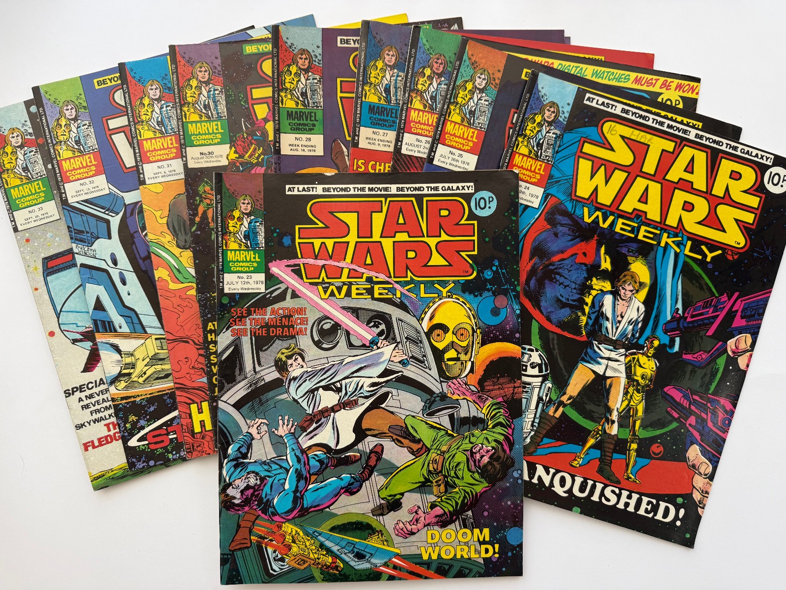 Star Wars Weekly, large bundle, MARVEL UK, VG/FN condition