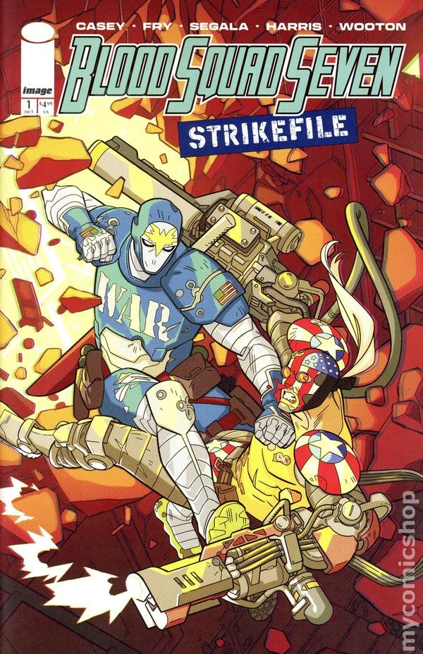 Blood Squad Seven Strikefile 1B VF 2024 Stock Image