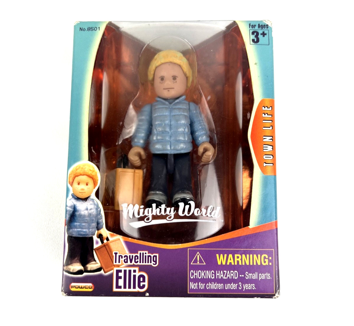 Powco Toys Mighty World Town Life Traveling Ellie