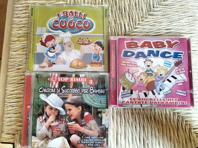 3 CD musica per bambini