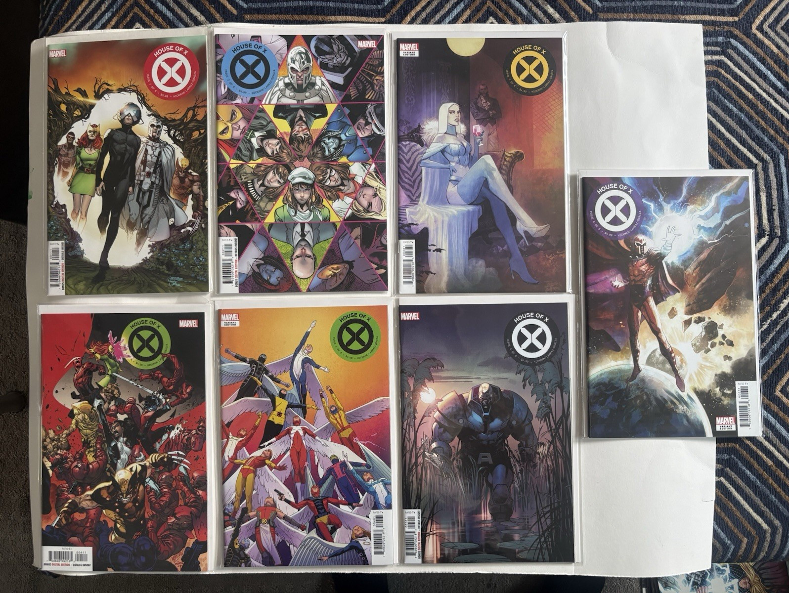 Lotto fumetti Marvel House of X variante edizione Magneto Wolverine Hickman