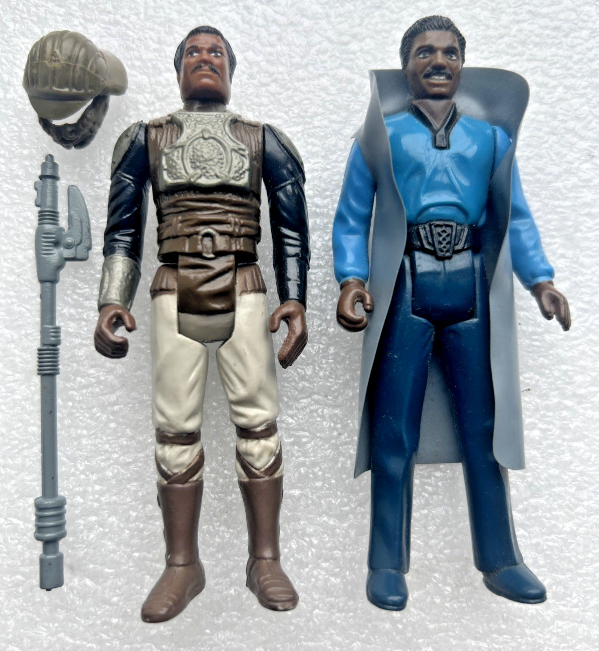 Figurina Star Wars Lando Skiff Guard 1982 completa senza certificato di autenticità e Hong Kong Lando Bespin