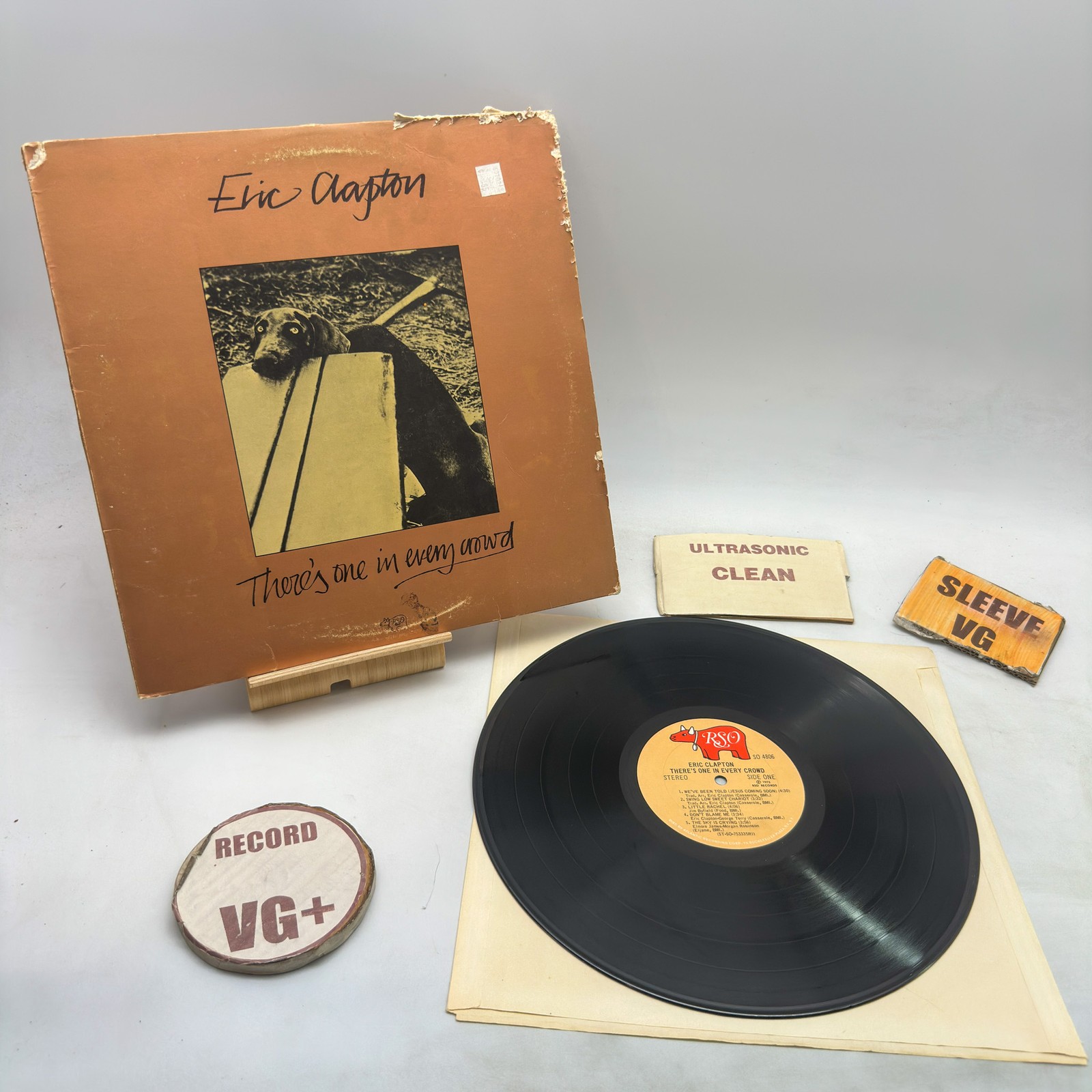 Eric Clapton - There's One In Every Crowd VG+/VG 1975 PRC Richmond Ultrasonic