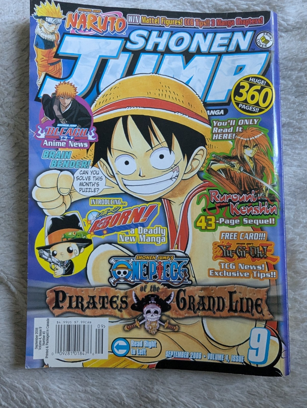 Shonen Jump Manga Magazine Vol 4 Numero 9 # 45 Settembre 2006
