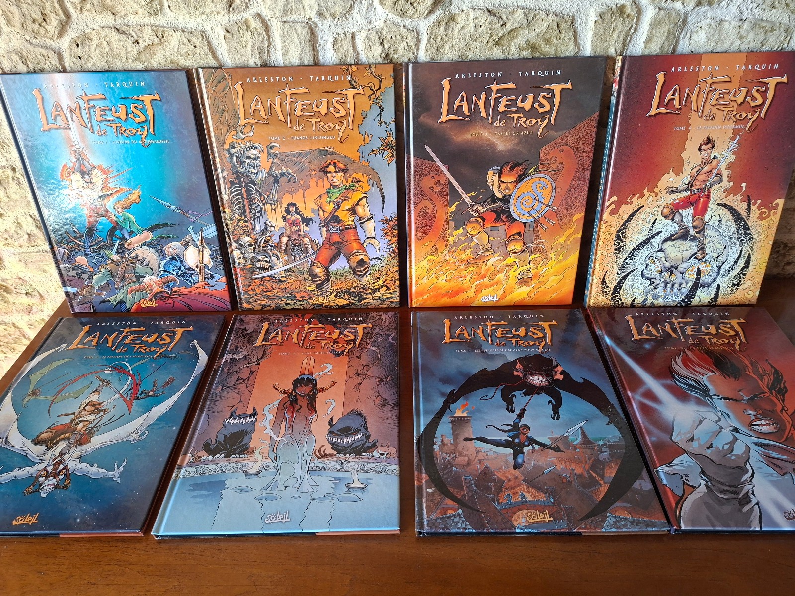 LANFEUST DES TROY  SERIE COMPLETE 8 ALBUMS - QUASI NEUF