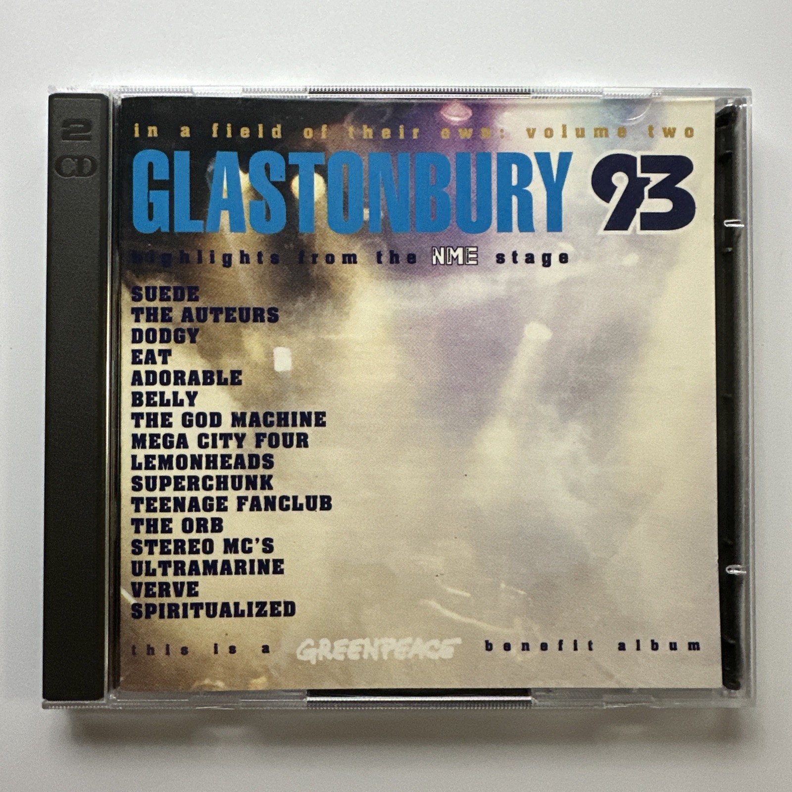 Glastonbury 93 CD Highlights from NME Stage Greenpeace Benefit Album volume 2